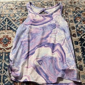 Target Kids Tank Top - Purple and Pink Swirl
